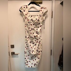 Vintage style 40s cherry dress